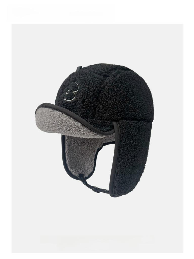 Зимняя пушистая вышитая вельветовая теплая шапка-ушанка для мужчин и женщин, для улицы