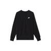 Nike Club Logo Print Sports Sweatshirt Men Sweatshirt Black FB4980-010