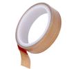 Стеклоткань с покрытием PTFE, лента PTFE 2 дюйма x 33 фута x 0,18 мм, 1 дюйм x 33 фута x 0,18 мм, высокотемпературная лента, коричневый силиконовый клей