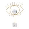 Nordic Wisdom Eye Crystal Ball Decoration Iron Crafts Office Desktop Decoration Home Living Room Cabinet Metal Ornament