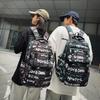 Graffiti Trendy Letter Style Neutral Large Capacity Student Backpack For Teens