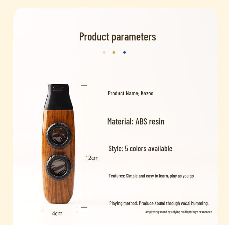 Concert-Grade Kazoo: Play Instantly, Douyin-Style, Perfect for Beginners