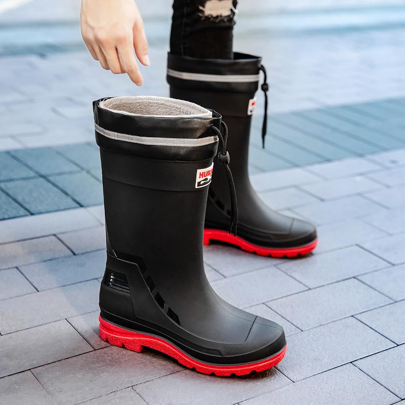 Высококачественные непромокаемые ботинки мужские закрытые непромокаемые водонепроницаемые ботинки высокие непромокаемые ботинки на вынос специальные резиновые ботинки для рыбалки