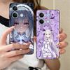 Чехол для мобильного телефона ReZero Emilia Waifu для Xiaomi Redmi 15 14 13 12 A5 3 2 1 C Plus 4G 5G Цветная Печать Чехол Роскошный Красивый