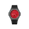 Casio Унисекс Жидкокристаллические, Аналогово-цифровые Двойной дисплей Серия 48,5 мм Красные Часы GA-2100-4A(Watch8--)