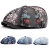 Springtime Denim Cotton Hat Unisex Beret Octagon Baker Caps Retro Luxury Designer Hats Casual Brand Cap Beret Male Gorras Hombre