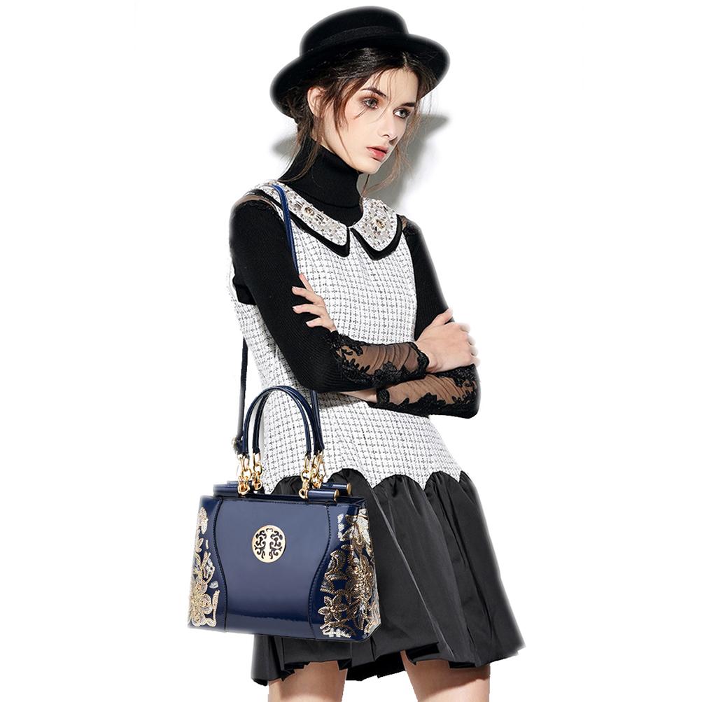 Женская кожаная вечерняя сумочка, женская сумка через плечо, элегантная большая женская сумка, модная классическая деловая сумка-мессенджер