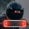 Задние фонари для велосипедов Датчик вибрации Солнечный свет для транспортных средств Водонепроницаемые самоклеящиеся велосипедные фонари для транспортных средств и мотоциклов
