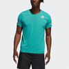 adidas Elevate Train T Быстросохнущая тренировочная рубашка с короткими рукавами Мужские топы Зеленые HF4205