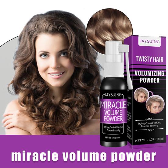 30ml Hair Spray Wash-free Long Lasting Hair Volume Increase Compact Mini Thickness Mild Powder Spray