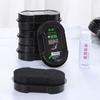 1 Multifunctional Double-Faced Shoe Polish Colorless Light Rub Leather Care Oil Sponge Wax Black Shoes Brush Household Cleaning