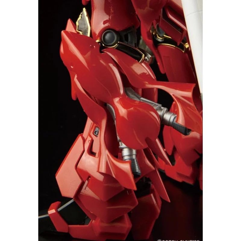 Пластиковая модель BANDAI SPIRITS RG Mobile Suit Gundam UC Sinanju в масштабе MSN-06S 1/144 с цветовой кодировкой