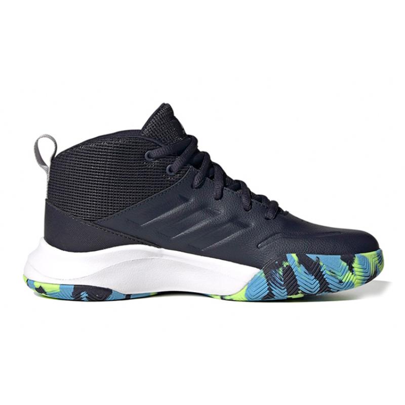 adidas Кроссовки Own The Game J Wide 'Legend Ink Signal Green' FW4566