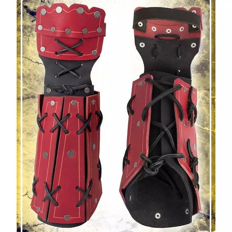 Ninja Samurai Armor Bracer Long Glove Viking Knight Cosplay Costume Steampunk Fantasy Gauntlet Wristband