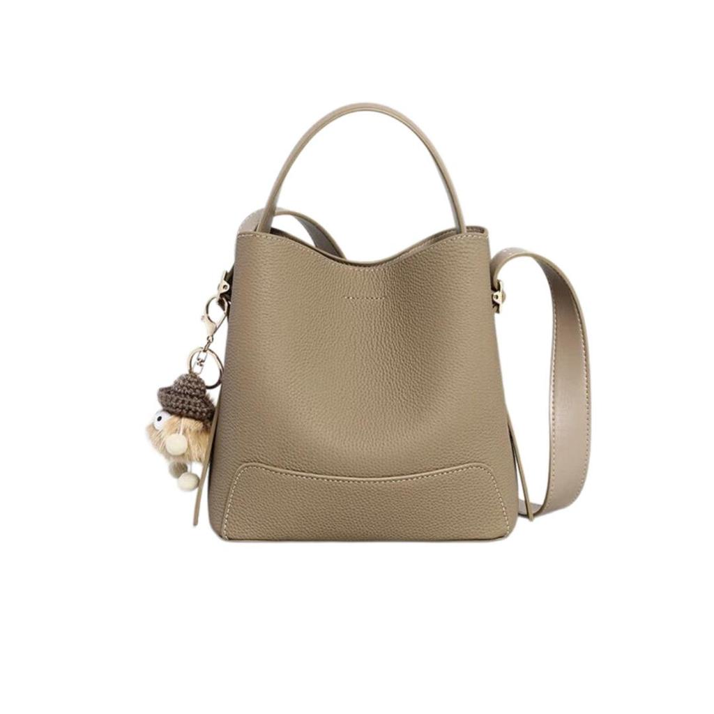 Love Sea Top-Grain Leather Handbag for Women, Casual Shoulder Bag, Crossbody Bag with Large Capacity