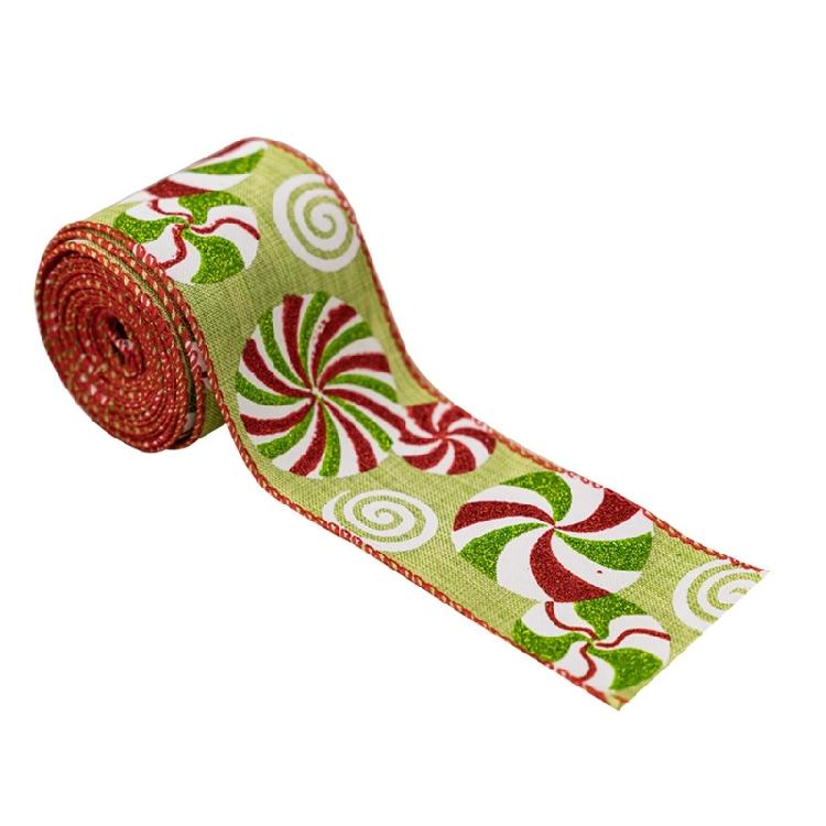 Creative Gift Decoration Ribbons Decorative Christmas Fabric Crafting Ribbons for Home and Party Embellishments