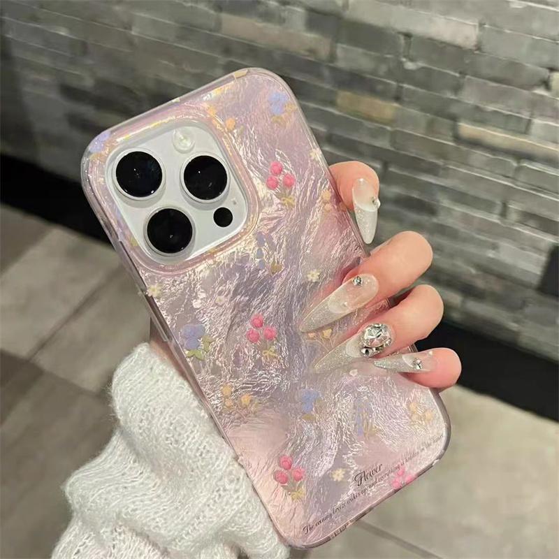 Прекрасный розовый цветочный модный вихревой узор чехол для телефона для iPhone 16 15 14 13 12 11 Pro Max XS XR X 7 8 Plus силиконовый мягкий чехол