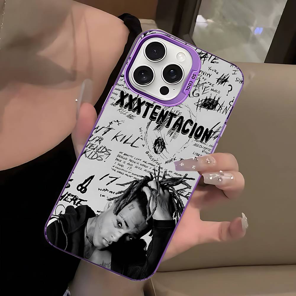 Чехол для телефона рэпера X-XXXTentacion Для IPhone 16 15 14 13 12 11 17 Pro MAX Plus Pro Матовый противоударный чехол
