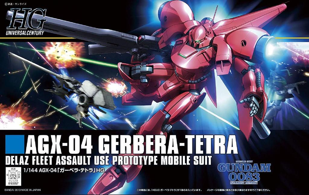 Bandai Hobby — Gundam 0083 — #159 Gerbera Tetra, набор моделей Bandai HGUC 1/144