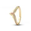 Butterfly Bow Ring Heart Shaped Rose Zircon Ring S925 Silver For Women's Ring Wedding Jewelry Gifts