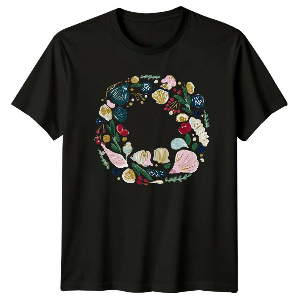 Mediterranean Coastal Shells Unisexs TShirt Beach Birthday Gift For Her