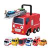 Набор из 6 мини-автомобилей Tayo Frank Carrier + Tayo Friends, корейские игрушки