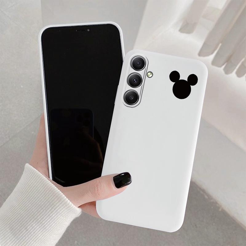 Couple Patterned Soft Silicone Case For Xiaomi Redmi Note 13 Pro 13C Samsung A55 M35 S24 iPhone Huawei Honor Realme Camera Protective Shockproof Cover