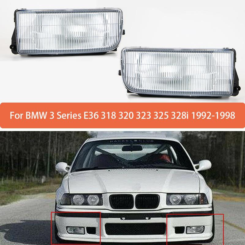 Передний бампер противотуманная фара с лампами для BMW 3 серии E36 318 320 323 325 328i 1992-1996 1997 1998 63171387091 63171387092