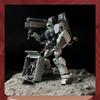 Kk Модель Hg 1144 Раб-призрак Rx79GSw Игрушки Рюкзак с Сборной моделью Робота-трансформера с Парашютом Фигурка Робота Подарки