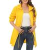 Rain Jacket for Women Waterproof with Hood Active Outdoor Long Rain Coats Packable Raincoat Lightweight Windbreaker