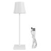 LED Desk Lamp USB Charging Touch Dimming Table Lamps for Bar Living Room Reading Book LightWhite