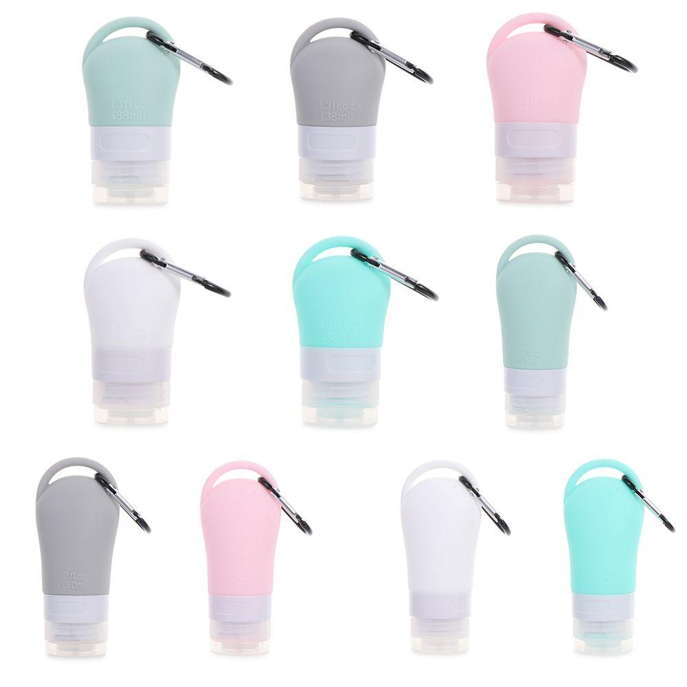 Gel Refillable Portable Hook Silicone Bottle Squeeze Container Sub-bottling Tube Empty Bottles