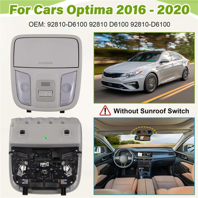 Classy-92810-D6100 Car Roof Reading Light Glasses Case Assembly (Without Sunroof Switch) For Kia Optima 2016-2020