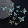 12 шт. Настенные наклейки 3D полые настенные декали Декор для спальни гостиной Съемный декоративный DIY Арт-декор Легкая установка Декор для вечеринки по случаю дня рождения