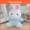 Rabbit Plush Whimsical Keychain Adorable Stuffed Toy Doll With Colorful Options Clothing