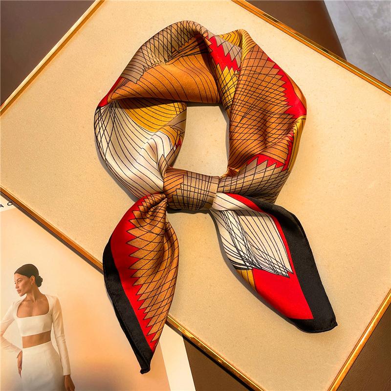 70 * 70 см новый шелковый маленький квадратный шарф для защиты шеи женщин профессиональный шарф универсальный шарф для волос шарф