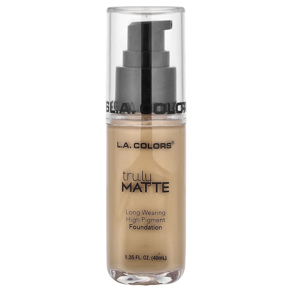 Лос-Анджелес. Тональная основа Colors Truly Matte, CLM354 Мягкий бежевый, 40 мл (1,35 жидких унций)