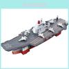 Игрушечный авианосец для мальчиков с инерционным приводом и функцией распыления воды