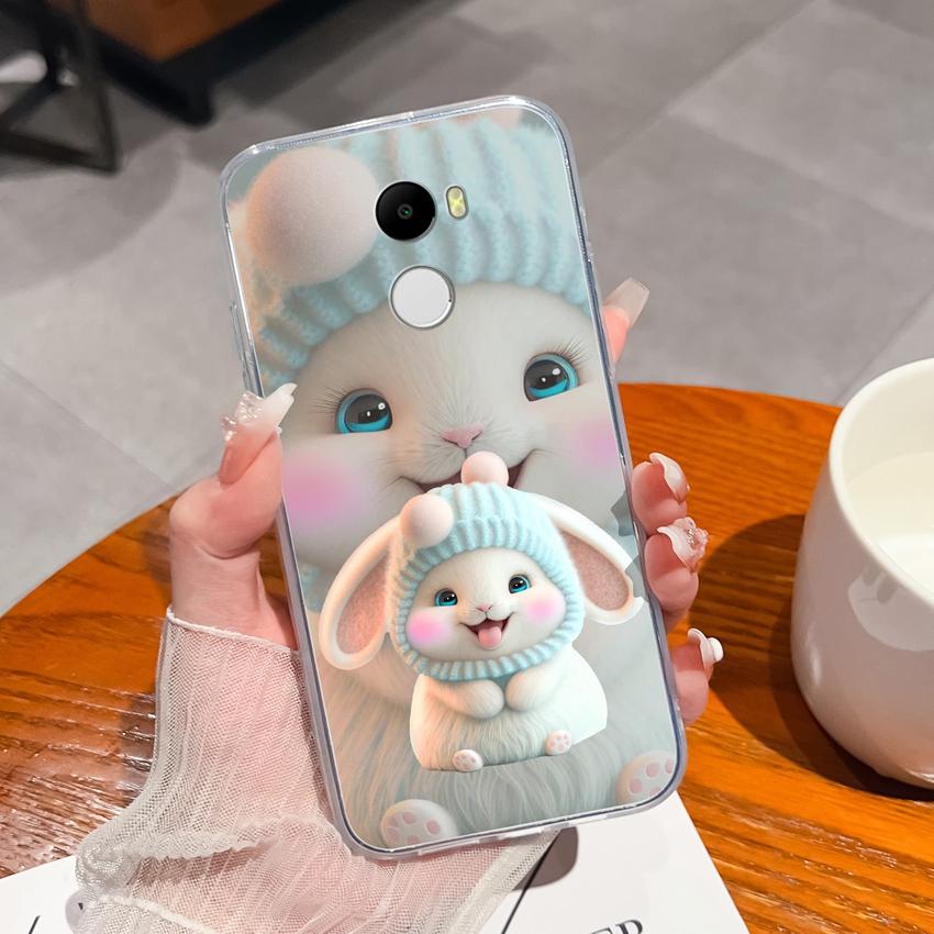 Чехол для Redmi 4 3 6 Pro 4A 4X 5A 5 Plus K90 Милый узор акулы и кошки Телефонные сумки Мягкий ультратонкий ТПУ силикон Противоскользящая оболочка для Redmi Прозрачная задняя крышка