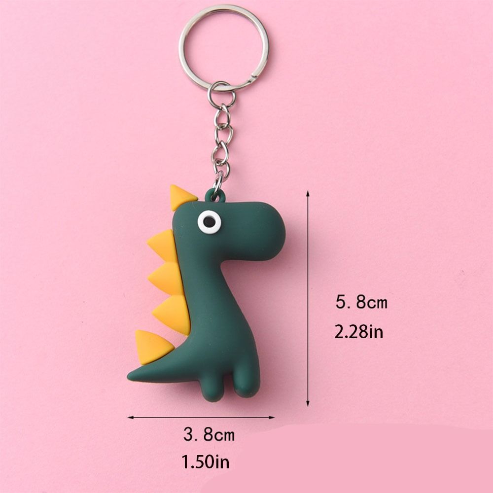 Multi-function Dinosaur Key Holders Multicolor Key Chain Creative Animal Cartoon Key Ring Women