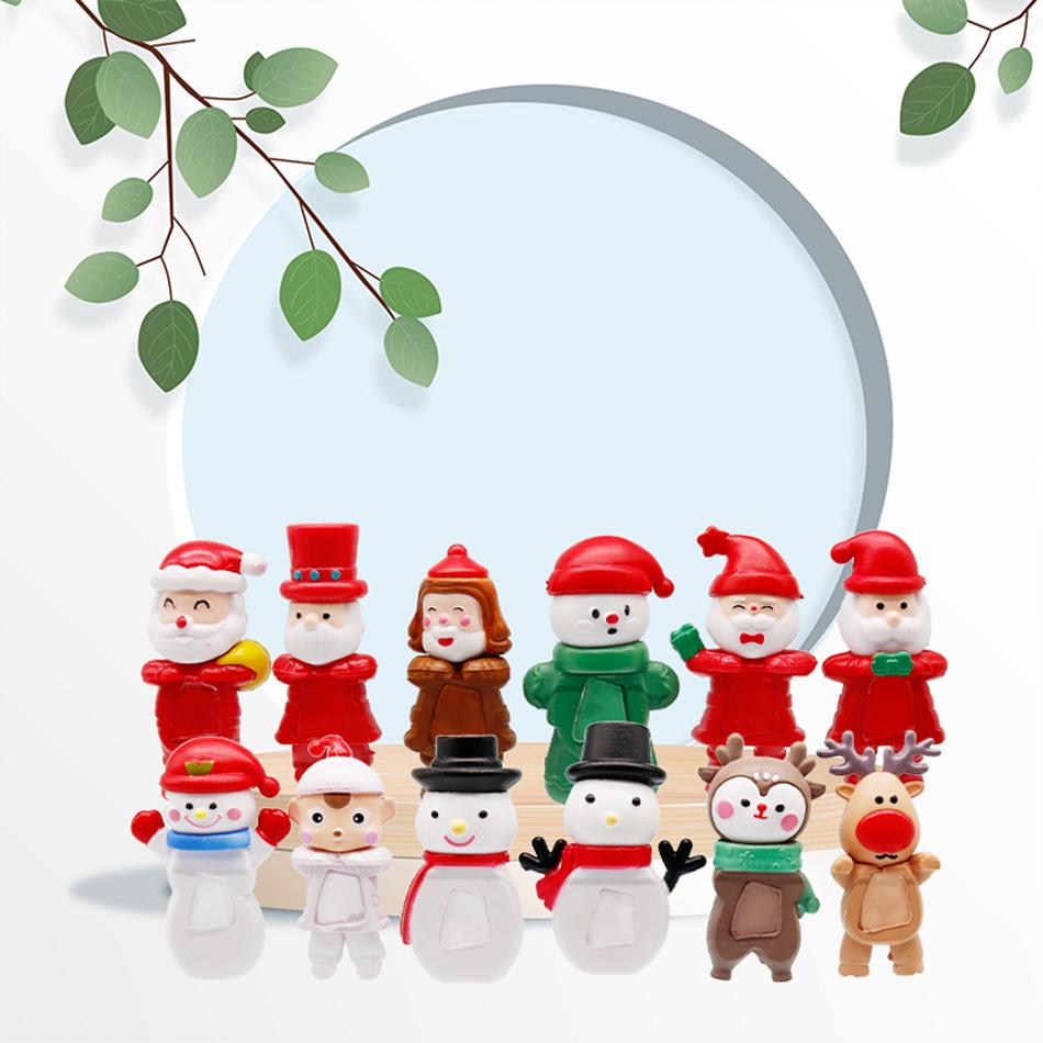 Новая серия S Angel Christmas Party: фигурка снеговика в закрытой коробке, Санта-Клаус в загадочной коробке, подарок на день рождения или Рождество, игрушка-сюрприз.