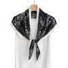 Fashion versatile cashew flower triangular silk scarf spring and summer travel sunscreen decorative silk scarf scarf thin breathable headscarf