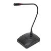 Gooseneck Microphone Desktop 6.35mm Cable Gooseneck Microphone with Light for Conferences Broadcast