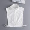New Fake Victorian Stand Up Collar White Black Lace Collars Detachable For Women Blouse Lapel Shirt False Collar Woman