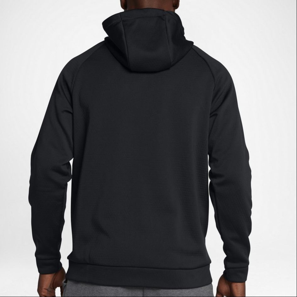 Nike Толстовки Мужские Черные С Капюшоном Умеренный Кардиган 860512-010