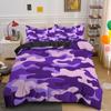 Camouflage Bedding Set Boy Teen Kids Abstract Duvet Cover with Pillowcase King Queen Twin Size Polyester Comforter Cover 2/3Pcs
