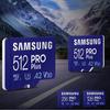 Samsung Карта памяти PRO Plus microSD 256 ГБ microSDXC,512 ГБ 128 ГБ До 180 МБ/с, Full HD и 4K, UHS I, C10, U3, V30, A2, для телефонов GoPRO и камеры дрона DJI