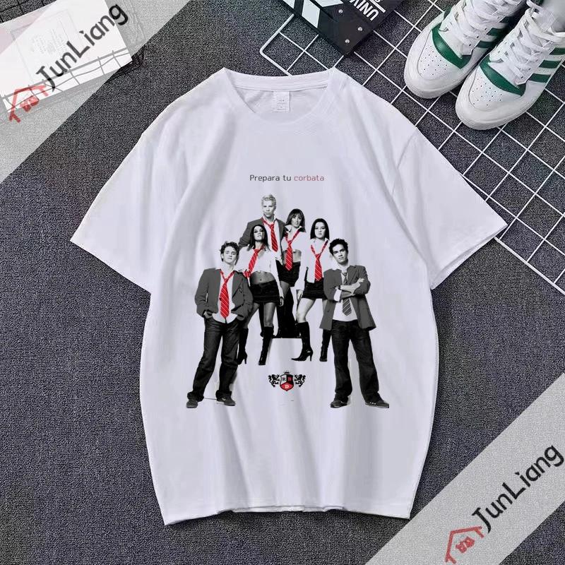 Happy Fashion Tshirt La Line Mens and Womens Style Street Tshirt Crewneck Casual Top Fashion Street Camisetas