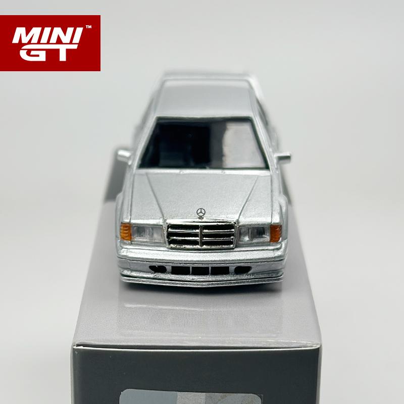 МИНИГТ 1:64 Mercedes-Benz 190E 2.5-16 Evolution II Астральный Серебристый литой автомобильный модель 852