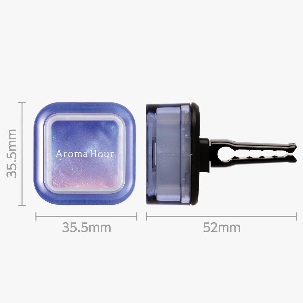 Харукадо 3617 Ароматный клип для автомобиля Carall Aroma Hour Исцеляющий мускус